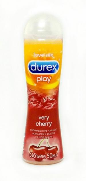 Дюрекс Play Very Cherry со сладким ароматом вишни Интимная гель-смазка 50мл