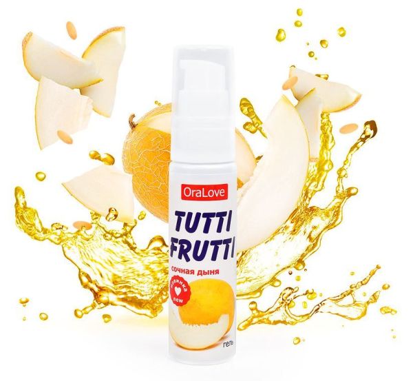 Гель-смазка Tutti-Frutti сочная дыня 30г фотография