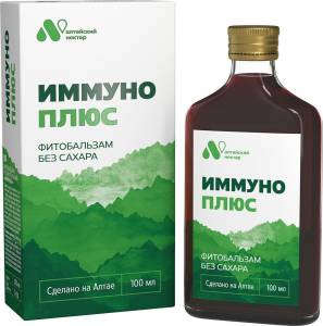 Фитобальзам иммуно+ (без сахара) 100мл Алтайский нектар